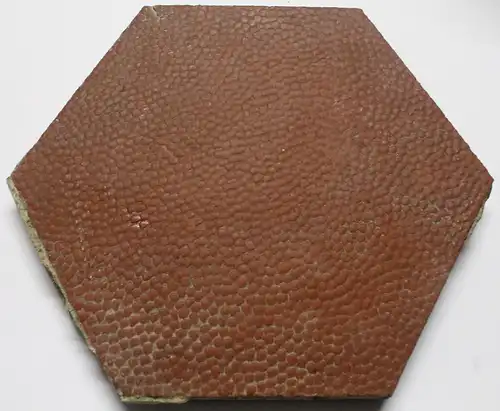 200 antike 6-eckige (Hexagon) mediterrane Terrakotta Fliesen aus dem Jugendstil / Art Deco um 1900 / 1920 - Stückpreis 9 € - Milleartifex