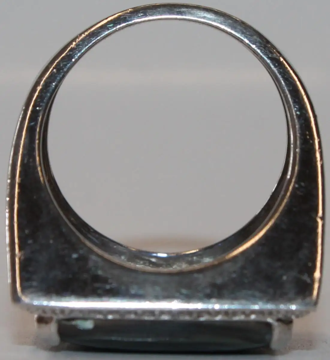 Großer massiver 925er Silber Ring mit Abalone / Seeopal - XXL Schmuck 6