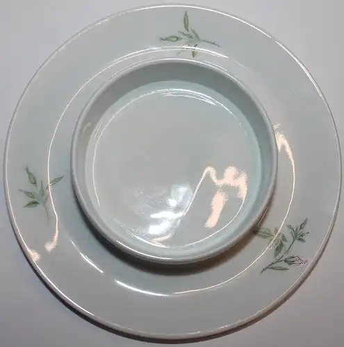 Hutschenreuther Exzellenz Rosita Butterglocke / Butterdose mit Rosendekor