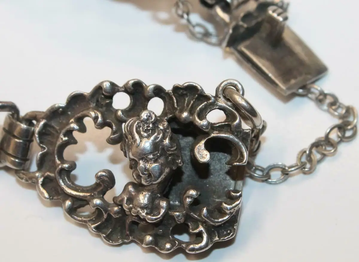 Bartel & Sohn Armband m. Engel 925er Silber Schmuck - 18,5 cm / 51,15 g 3