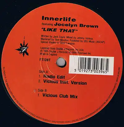 12inch - Innerlife feat. Jocelyn Brown Like That