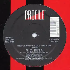 12inch - M.C. Beta There&#039;s Nothing Like New York