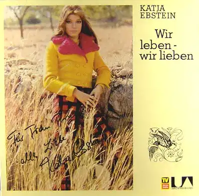 LP - Ebstein, Katja Wir leben - Wir lieben