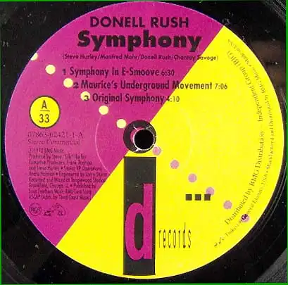 12inch - Rush, Donell Symphony
