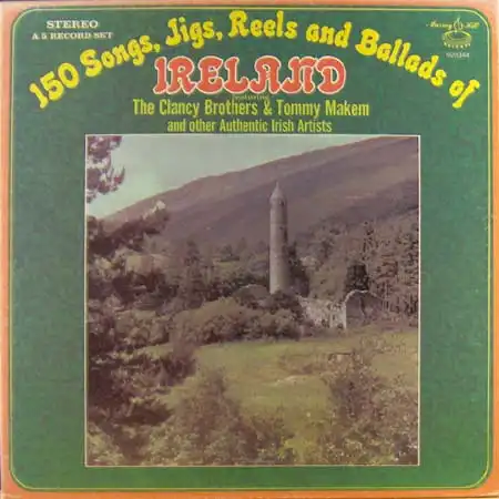 5LP - Various Artists 150 Songs, Jigs, Reels And Ballads Of Ireland