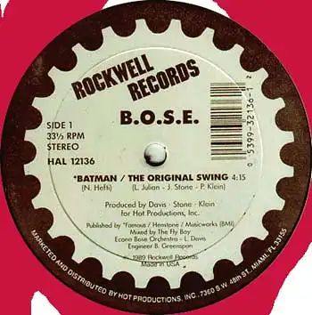 12inch - Bose Batman / The Original Swing