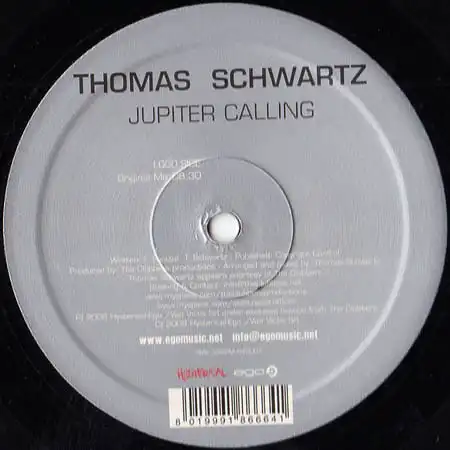 12inch - Schwartz, Thomas Jupiter Calling