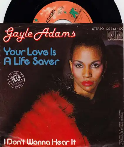 7inch - Adams, Gayle Your Love Is A Life Saver