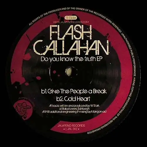 12inch - Flash Callahan Do You Know The Truth EP