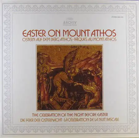 LP - Abbot Alexios and the Community Of The Xenophontos Monastery Easter On Mount Athos Vol. 1