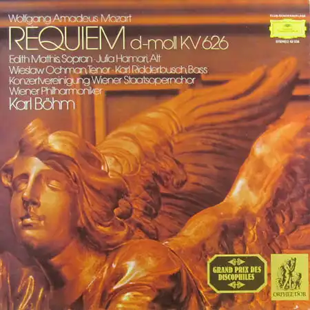 LP - Mozart, Wolfgang Amadeus Requiem D-moll Kv 626