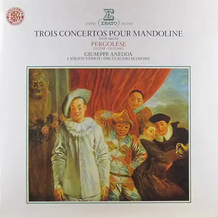 LP - Anedda, Giuseppe Trois Concertos Pour Mandoline