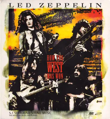 2DVD - Led Zeppelin How The West Was Won - 5.1. Surround Audio DVD-Set