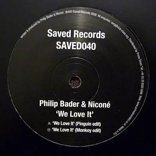 12inch - Nicone & Philip Bader We Love It