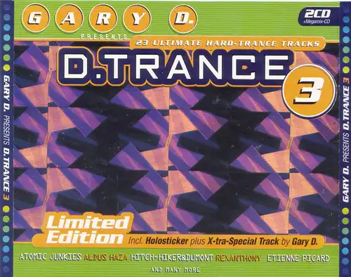 3CD - Gary D. D.Trance 3 - Ltd Edition