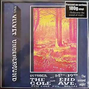 2LP - Velvet Underground Live At The End Of Cole Ave. - The Second Night
