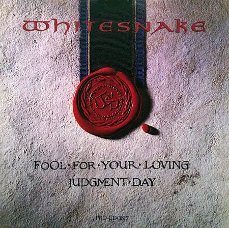 CD:Single - Whitesnake Fool For Your Loving / Judgment Day