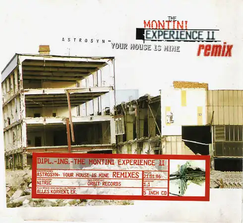 CD:Single - Montini Experience II Astrosyn - Your House Is Mine Remix