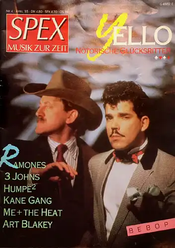 Magazine - Spex - Musik Zur Zeit April 1985