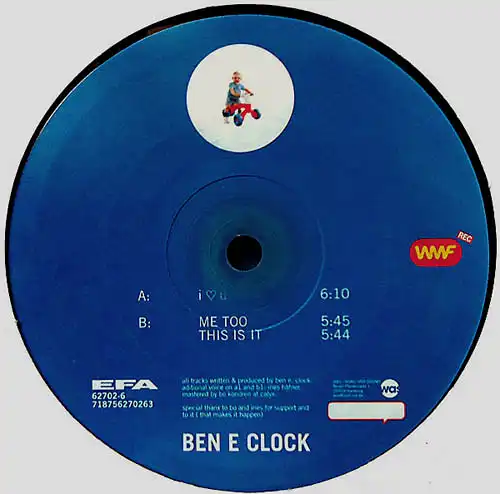 12inch - Ben E Clock I love U