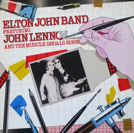 LP - Elton John Band Featuring John Lennon And The Muscle Shoals Horn Elton John Band Featuring John Lennon And The Muscle Shoals Horns
