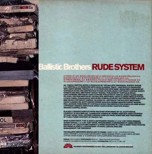 CD - Ballistic Brothers Rude System