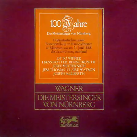5LP - Wagner, Richard 100 Jahre Die Meistersinger Von N