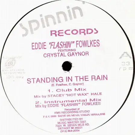 12inch - Eddie &quot;Flashin&quot; Fowlkes Standing In The Rain