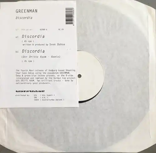 12inch - Greenman Discordia