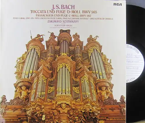 LP - Bach, Johann Sebastian Toccata and Fuge D-Moll