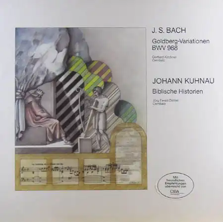 2LP - Bach, Johann Sebastian / Johann Huhnau Goldberg-Variationen / Die Biblischen Historien
