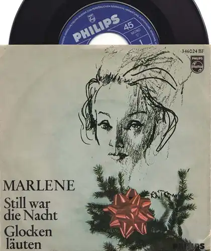 7inch - Dietrich, Marlene Still War Die Nacht / Glocken L
