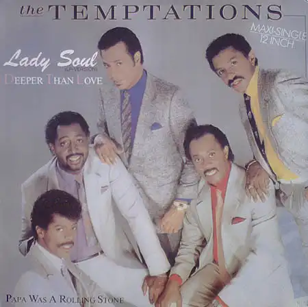 12inch - Temptations Lady Soul / Deeper Than Love / Papa Was A Rolling Stone