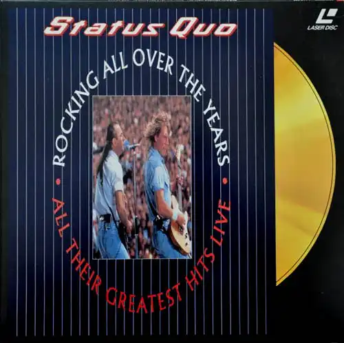 Laserdisc - Status Quo Rocking All Over The Years - All Their Greatest Hits Live