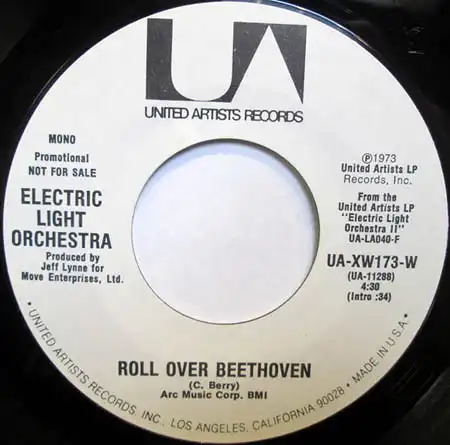 7inch - Electric Light Orchestra Roll Over Beethoven