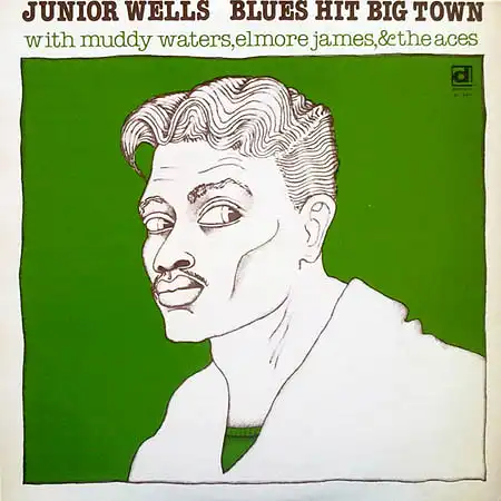 LP - Junior Wells Blues Hit Big Town