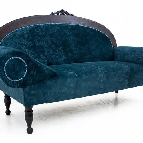 Historische Chaiselongue, Nordeuropa, um 1910. Renoviert.