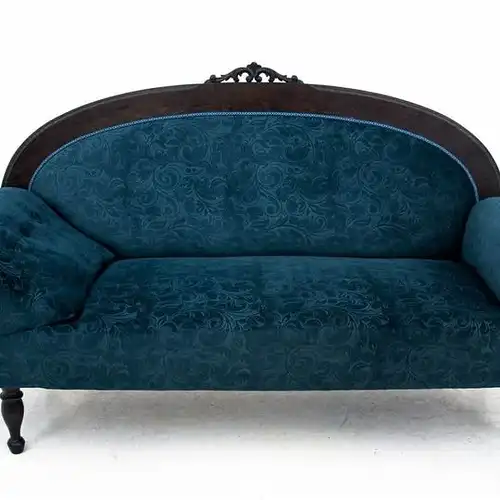 Historische Chaiselongue, Nordeuropa, um 1910. Renoviert.