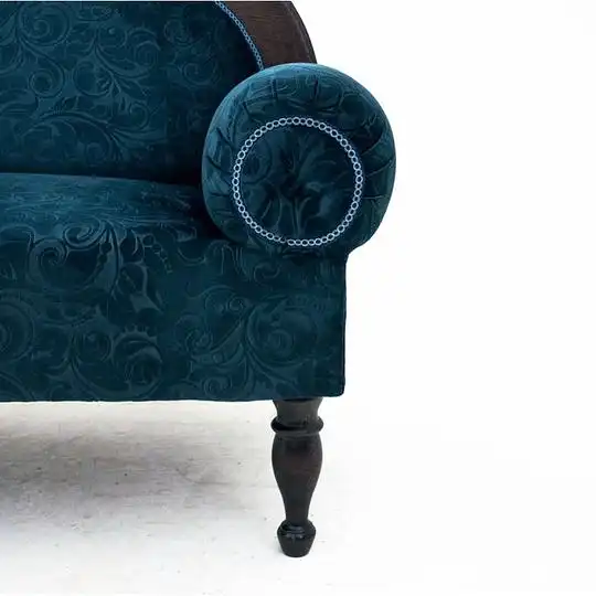 Historische Chaiselongue, Nordeuropa, um 1910. Renoviert. 6