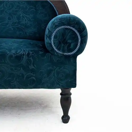 Historische Chaiselongue, Nordeuropa, um 1910. Renoviert.