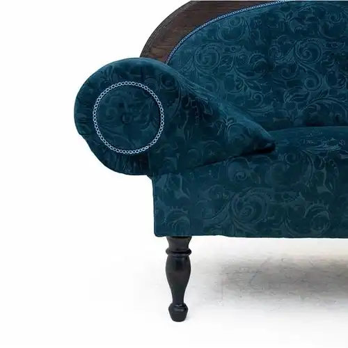 Historische Chaiselongue, Nordeuropa, um 1910. Renoviert.