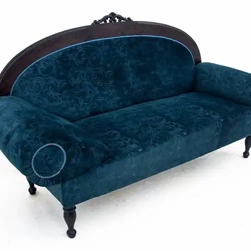 Historische Chaiselongue, Nordeuropa, um 1910. Renoviert.
