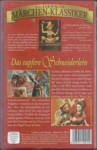 Das tapfere Schneiderlein, Simsala Grimm, VHS