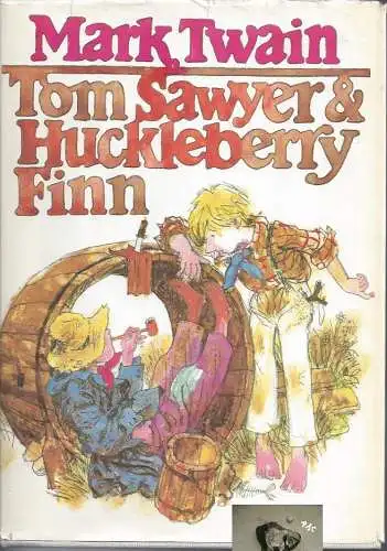 Tom Sawyer und Huckleberry Finn. 