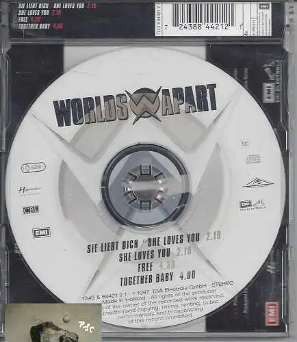 Worlds Apart, Sie liebt dich, she loves you, CD Single