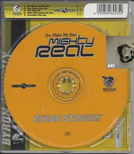 Byron Stingily, You make me feal, mighty real, Single CD