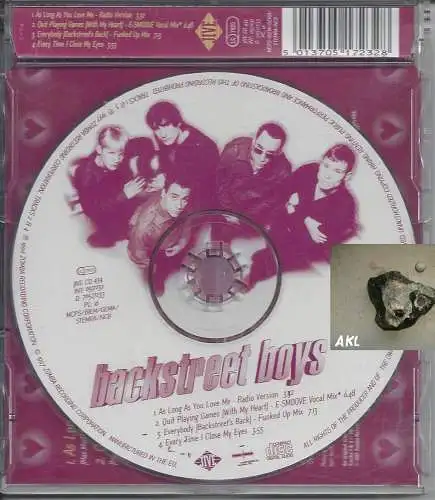 backstreet boys, As long as you love me, Single CD