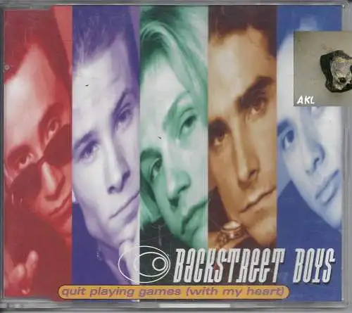 Backstreet boys, quite playing games, with my heart, Single CD