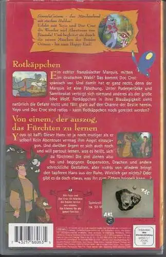 Simsala Grimm, Rotkäppchen, Zwei Märchen, VHS