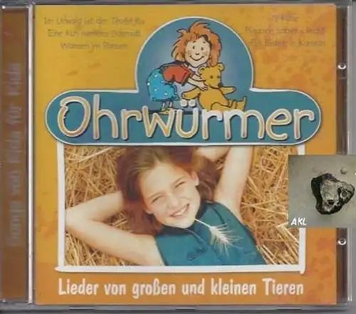 Ohrwürmer, Lieder von großen und kleinen Tieren, CD